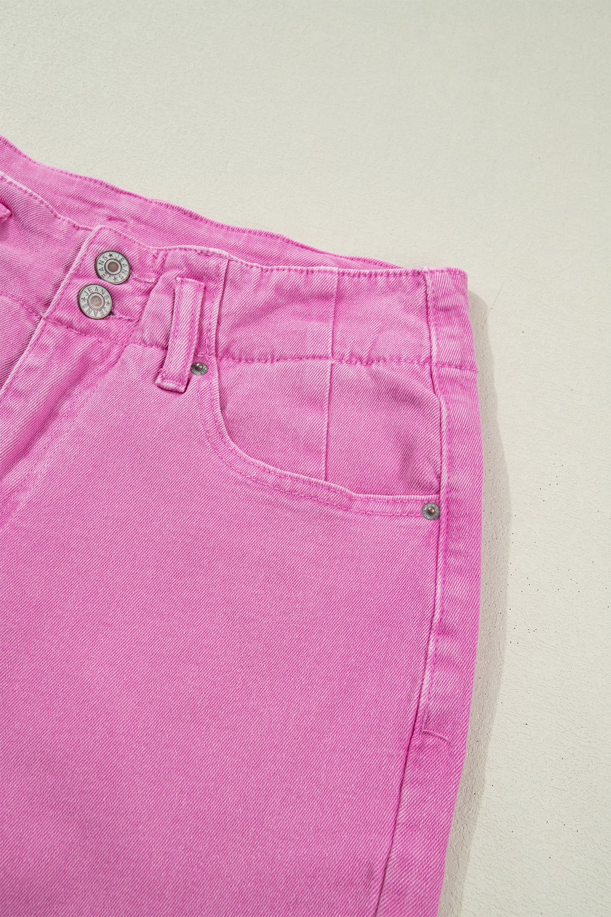 Black 2-Button High Waist Flare Jeans