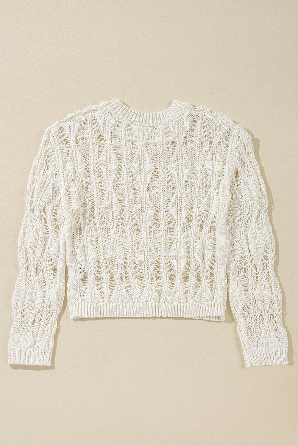 Olivia Crochet Loose Fit Sweater-4