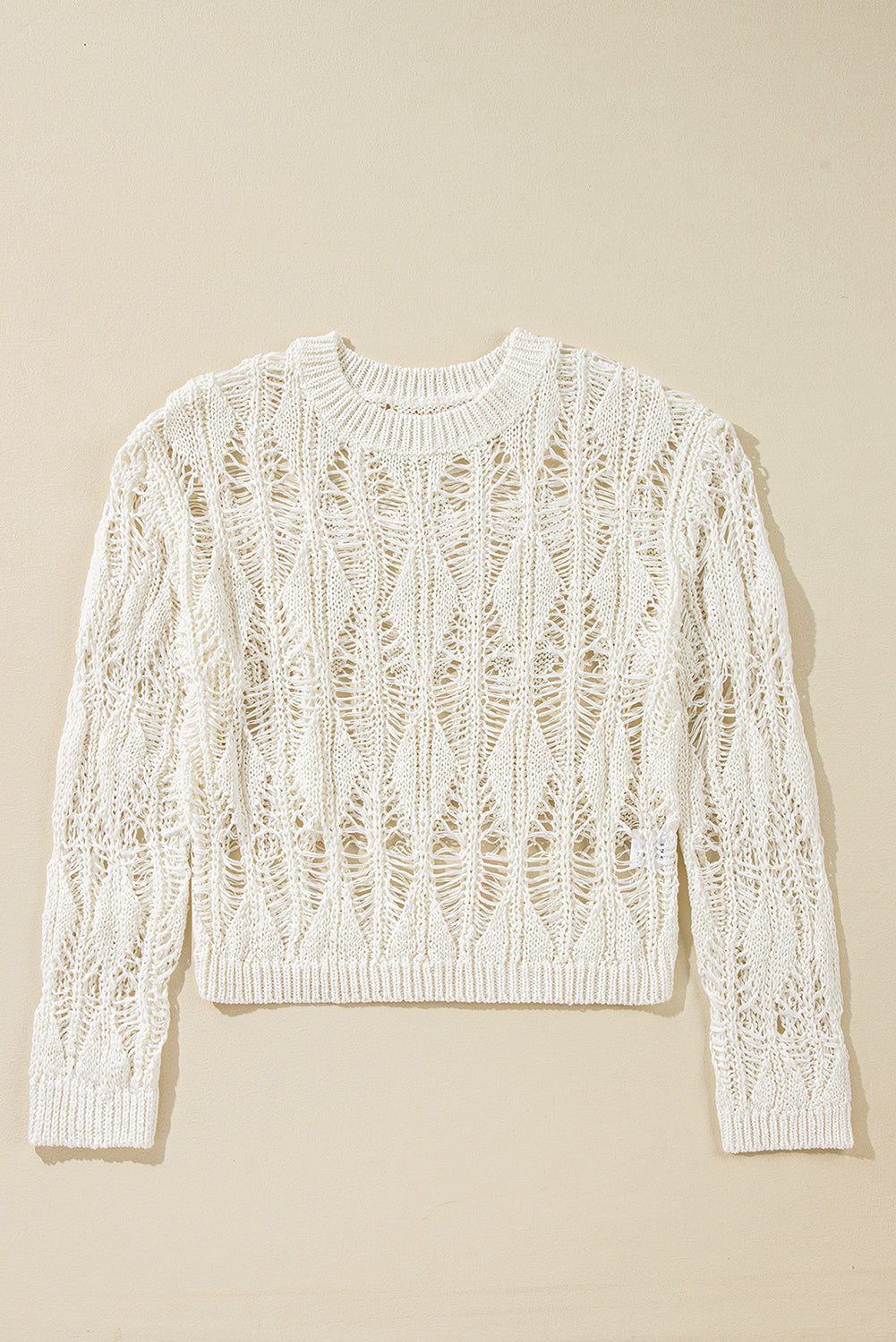 Olivia Crochet Loose Fit Sweater-3