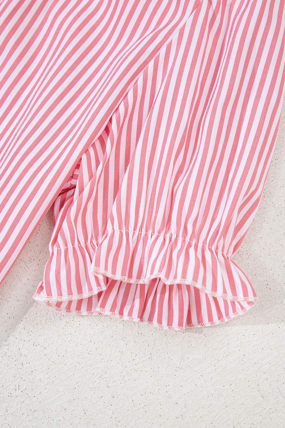 Lucy Stripe Puff Sleeve Blouse-3