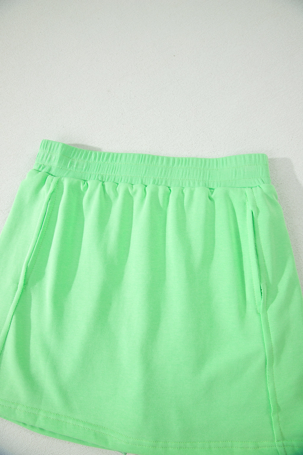 Sachet Pink Slim Tank Top Elastic Waist Mini Skort 2pcs Outfit