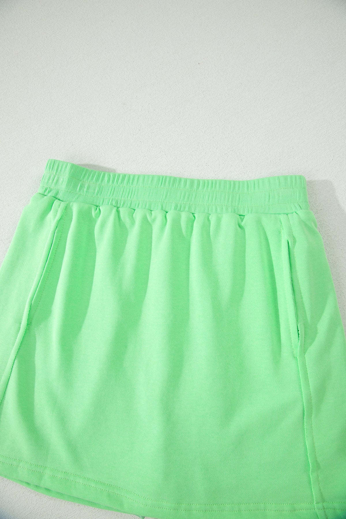 Sachet Pink Slim Tank Top Elastic Waist Mini Skort 2pcs Outfit