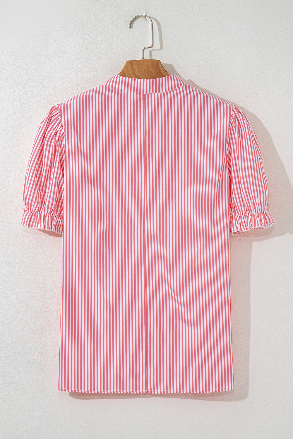 Lucy Stripe Puff Sleeve Blouse-1
